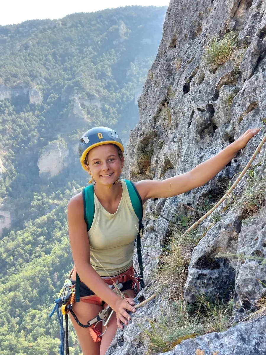 Escalade dans les Gorges de la Jonte