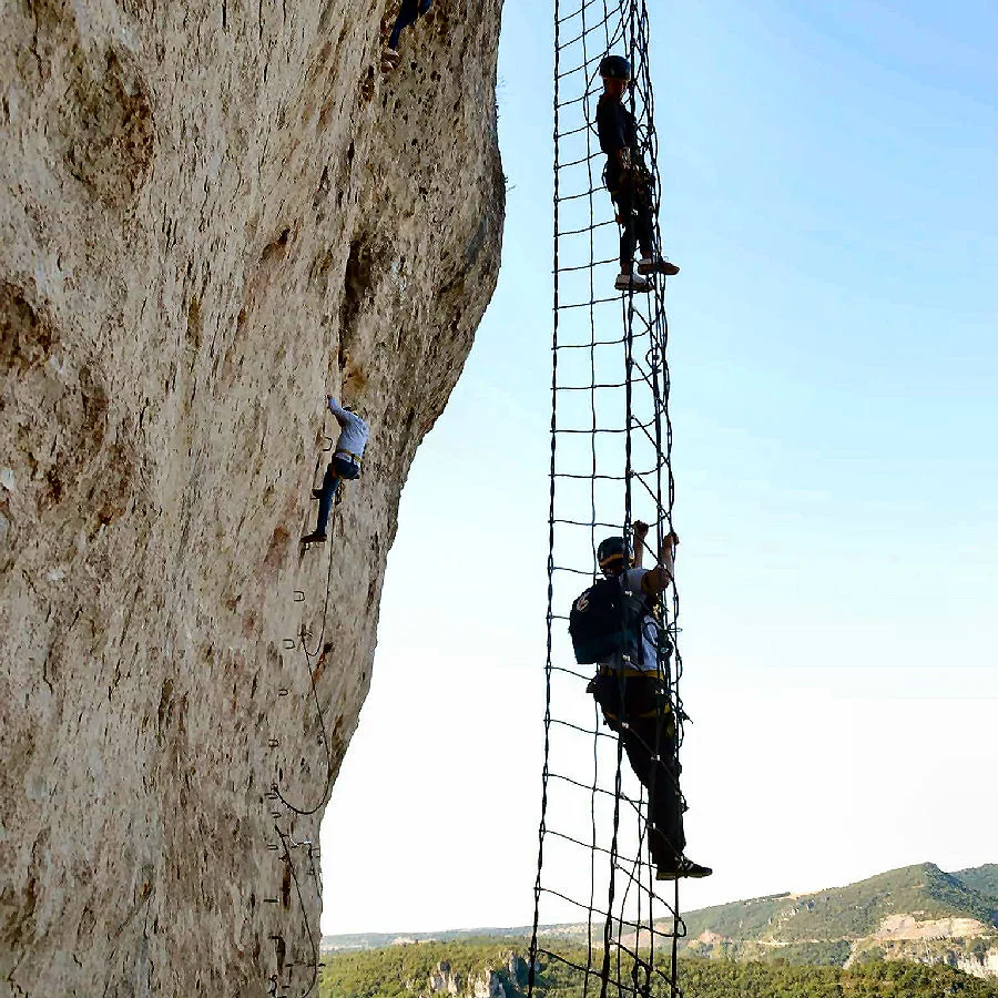 Via ferrata du Boffi, Gorges de la Dourbie près de Millau
